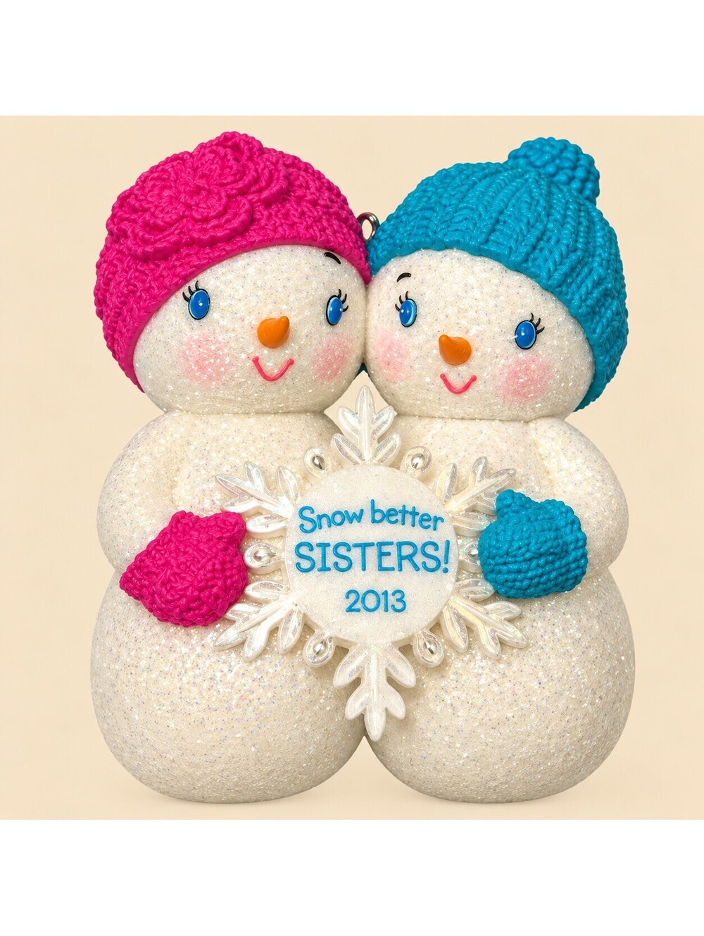 Hallmark Keepsake Sisters Ornament 2013 Snow Better Sisters with Original Box